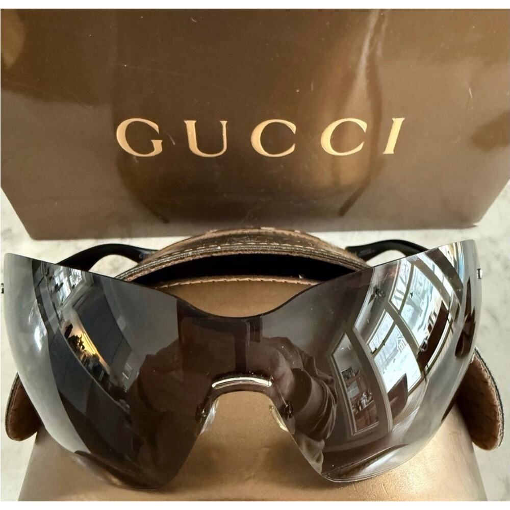 Gucci Bronx Sunglasses w Case, Dustcloth EUC